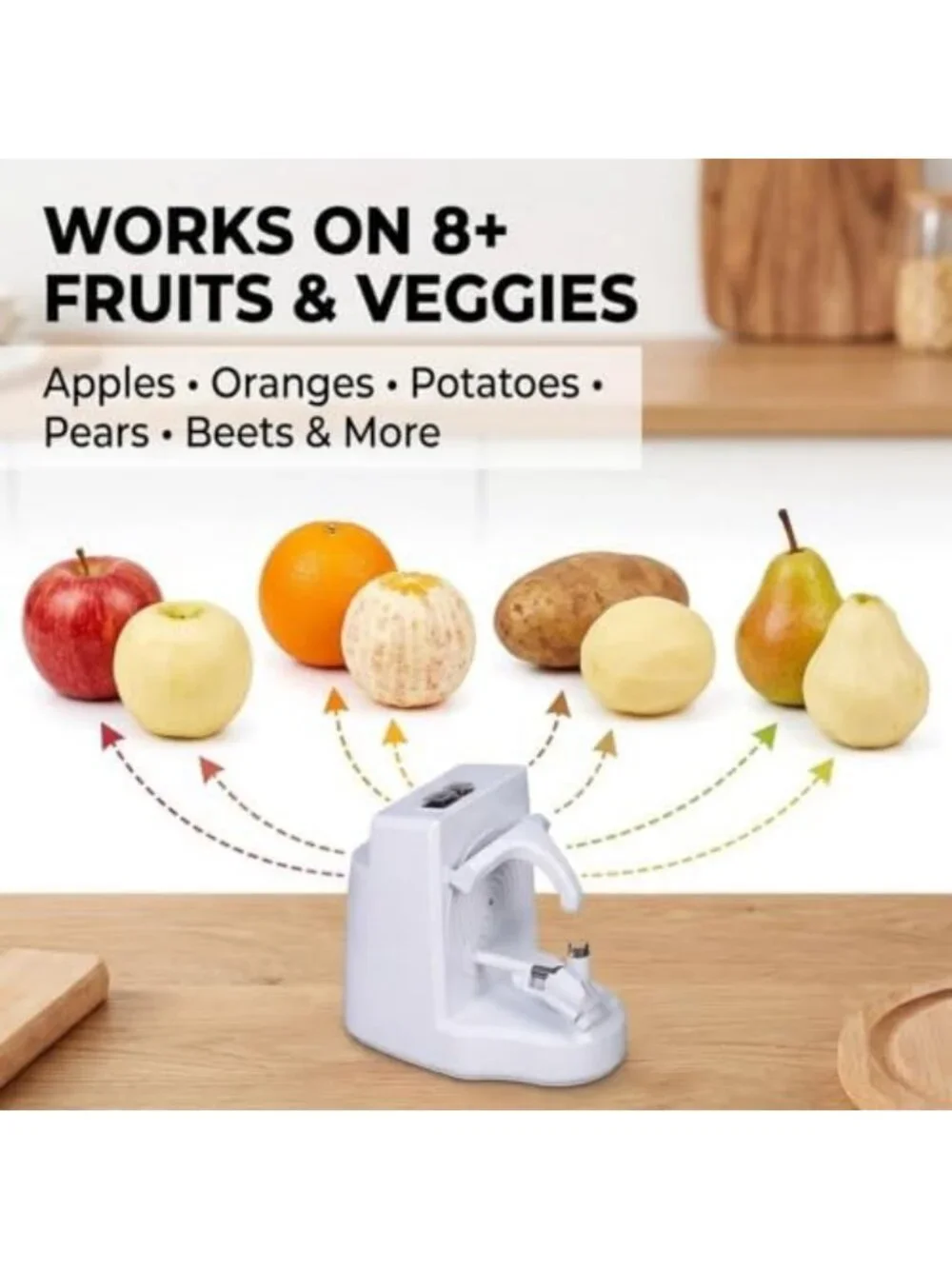 Automatic Electric Orange Peeler - Easy Fruit Peeler Machine for Quick Prep